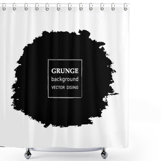 Personality  Grunge Banner. Abstract Vector Template. Shower Curtains