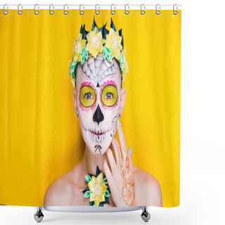Personality   Art Make Up Shower Curtains
