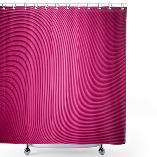Personality  Magenta Shower Curtains