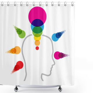 Personality  Concept Stimulate The Mind Shower Curtains