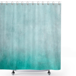 Personality  Blue Abstract Painting Background On Canvas Texture  Shower Curtains