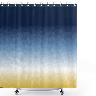 Personality  Abstract Multicolored Background With Poly Pattern Shower Curtains