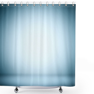 Personality  Blue Background Shower Curtains