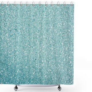 Personality  Turquoise Surface Texture Background Shower Curtains