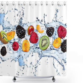 Personality  Fresh Fruit Shower Curtains