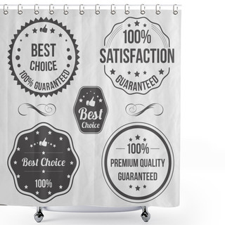 Personality  Vintage Sale Signs Set Shower Curtains