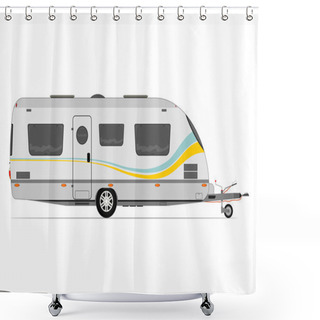 Personality  Caravan Shower Curtains