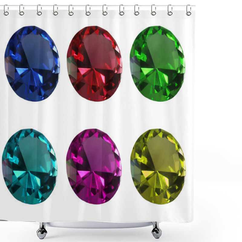 Personality  Diamonds shower curtains