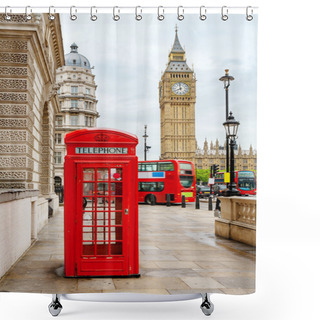 Personality  Central London, England Shower Curtains
