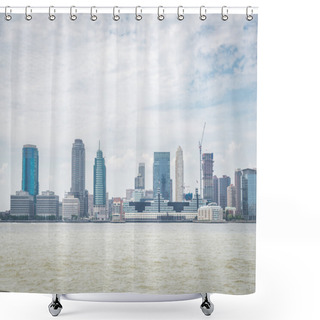 Personality  View On Jersey City Shower Curtains