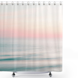 Personality  Abstract Sunrise Sky And  Ocean Nature Background Shower Curtains
