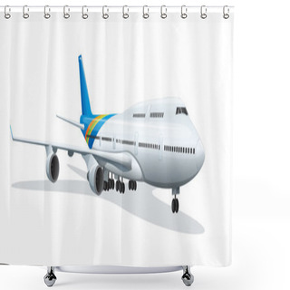 Personality  An Airplane Shower Curtains