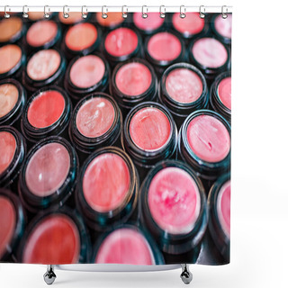 Personality  Professional Makeup Assorted Colors Eye Shadow Shower Curtains