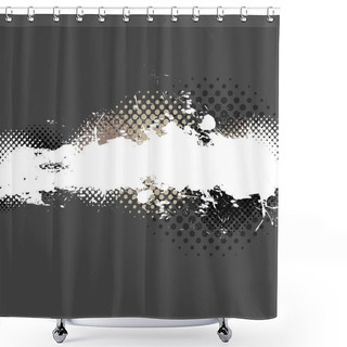 Personality  Paint Splatter Layout Shower Curtains