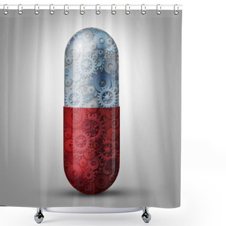 Personality  Future Of Medicine Shower Curtains