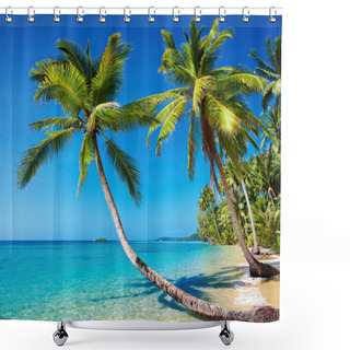 Personality  Tropical Beach, Thailand Shower Curtains