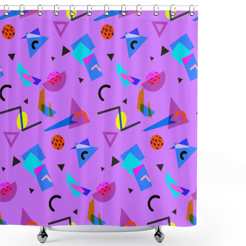 Personality  Seamless geometric pattern shower curtains