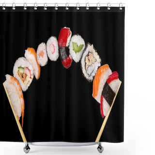 Personality  XXL Sushi Shower Curtains