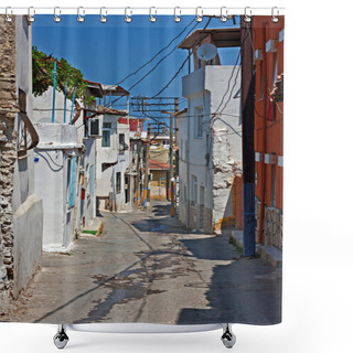 Personality  Rundown Houses In Turkish Village Shower Curtains