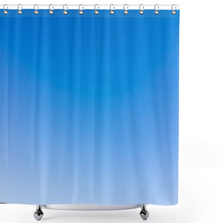 Personality  Blue Serene Sky With Copy Space Shower Curtains