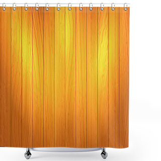 Personality  Wooden Texture.Vector Illustration. Shower Curtains