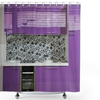 Personality  Modern Kitchen Shower Curtains