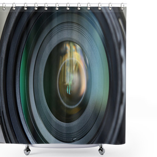 Personality  Camera Lens Shower Curtains