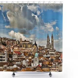 Personality  Quito Churches Shower Curtains