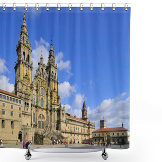 Personality  Santiago De Compostela Cathedral Shower Curtains