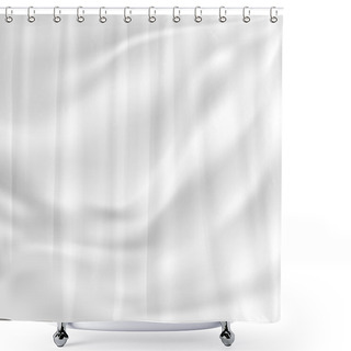 Personality  Abstract Vector Texture, White Silk Shower Curtains