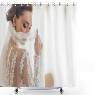 Personality  Bride Shower Curtains
