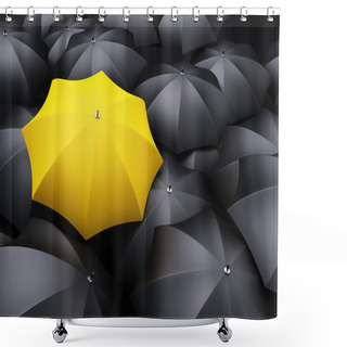 Personality  Lots Of Umbrellas Shower Curtains