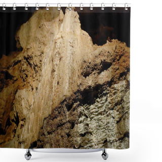Personality  Close Up Of Cave Formations Shower Curtains