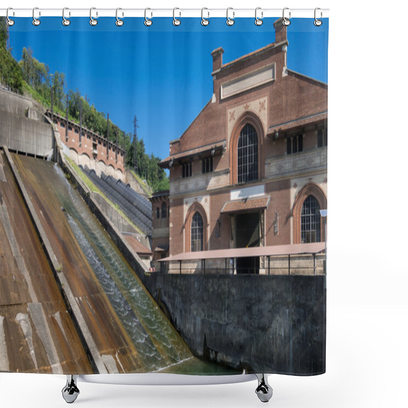 Personality  Hydroelectric Power Plant Shower Curtains