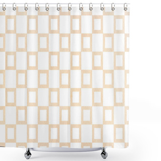 Personality  Watercolor Square Pattern. Shower Curtains