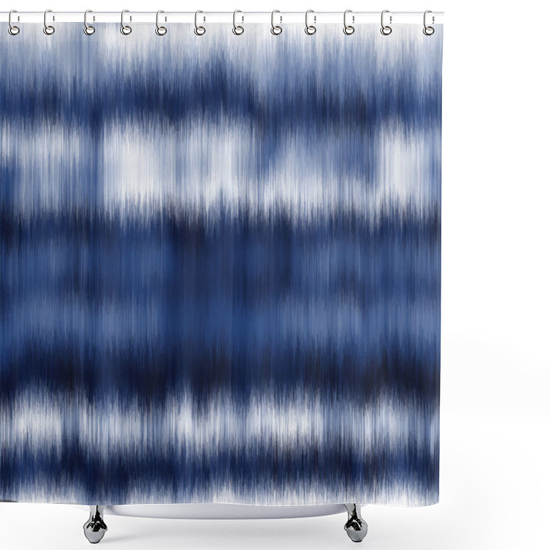 Personality  Seamless indigo shibori tie dye pattern for surface print shower curtains