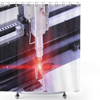 Personality  CNC Laser Cutting Metal Sheet Shower Curtains