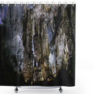 Personality  Amazing Inside View Of Cave In Phong Nha Ke Bang National Park, Vietnam Shower Curtains