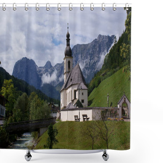 Personality  Church St. Sebastian In Ramsau Shower Curtains