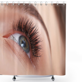 Personality  Eyelash Extension Shower Curtains