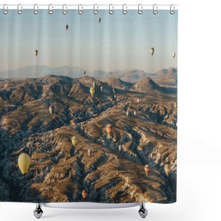 Personality  Hot Air Balloons Shower Curtains