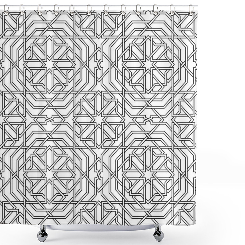 Personality  Islamic seamless vector shower curtains