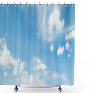 Personality  Sky And Clouds Tropical Panorama Shower Curtains