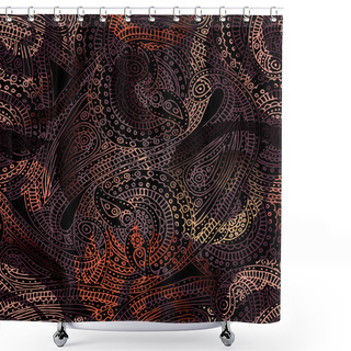 Personality  Ornamental Seamless Background. Shower Curtains