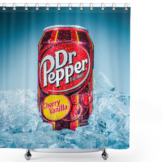 Personality  Dr Pepper Cherry Vanilla. Shower Curtains