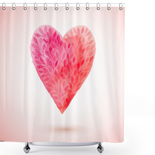 Personality  Valentine's Day Background Shower Curtains