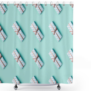 Personality  Wrapped Gift Boxes Shower Curtains