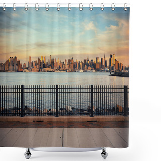 Personality  New York City Skyscrapers Shower Curtains