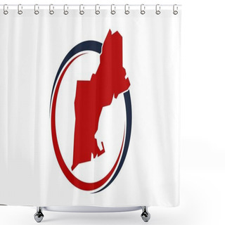 Personality  New England Traveling Shower Curtains