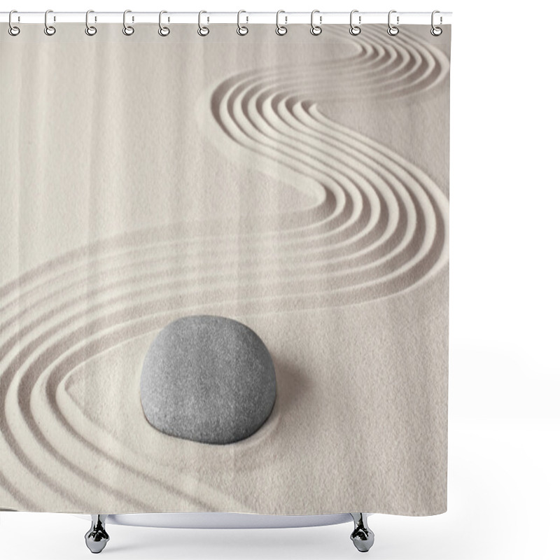 Personality  Spiritual zen meditation background shower curtains